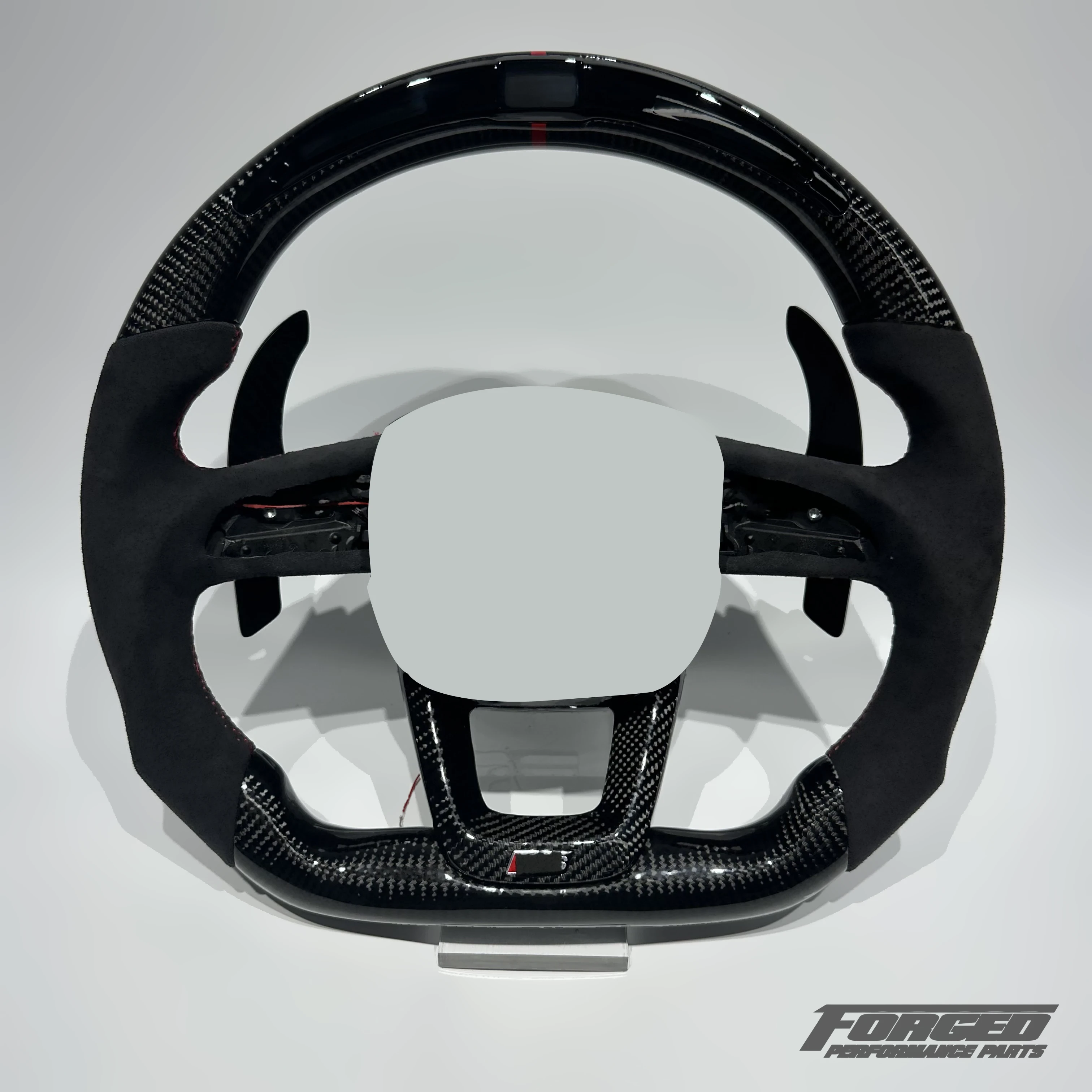 Audi LED display steering wheel